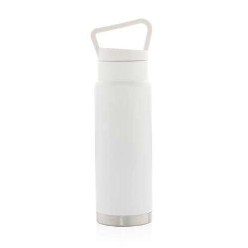 Leakproof vacuum on-the-go bottle with handle