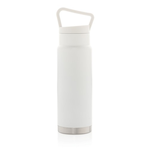 Leakproof vacuum on-the-go bottle with handle