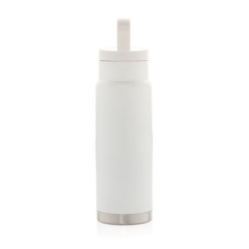 Leakproof vacuum on-the-go bottle with handle