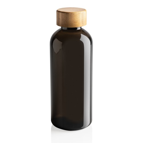 RCS RPET bottle with bamboo lid