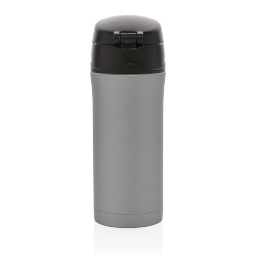 Metallic easy lock vacuum mug