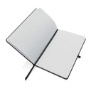 Recycled leather hardcover notebook A5