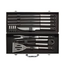 12-delige barbecue set in aluminium koffer