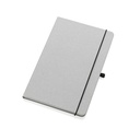 Recycled leather hardcover notebook A5