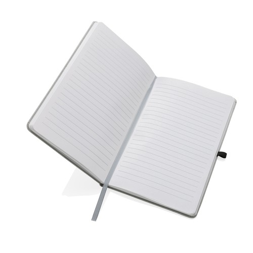 Recycled leather hardcover notebook A5