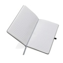 Recycled leather hardcover notebook A5