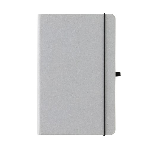 Recycled leather hardcover notebook A5