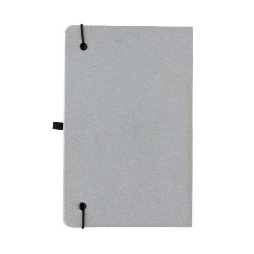 Recycled leather hardcover notebook A5