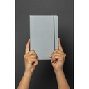 Recycled leather hardcover notebook A5