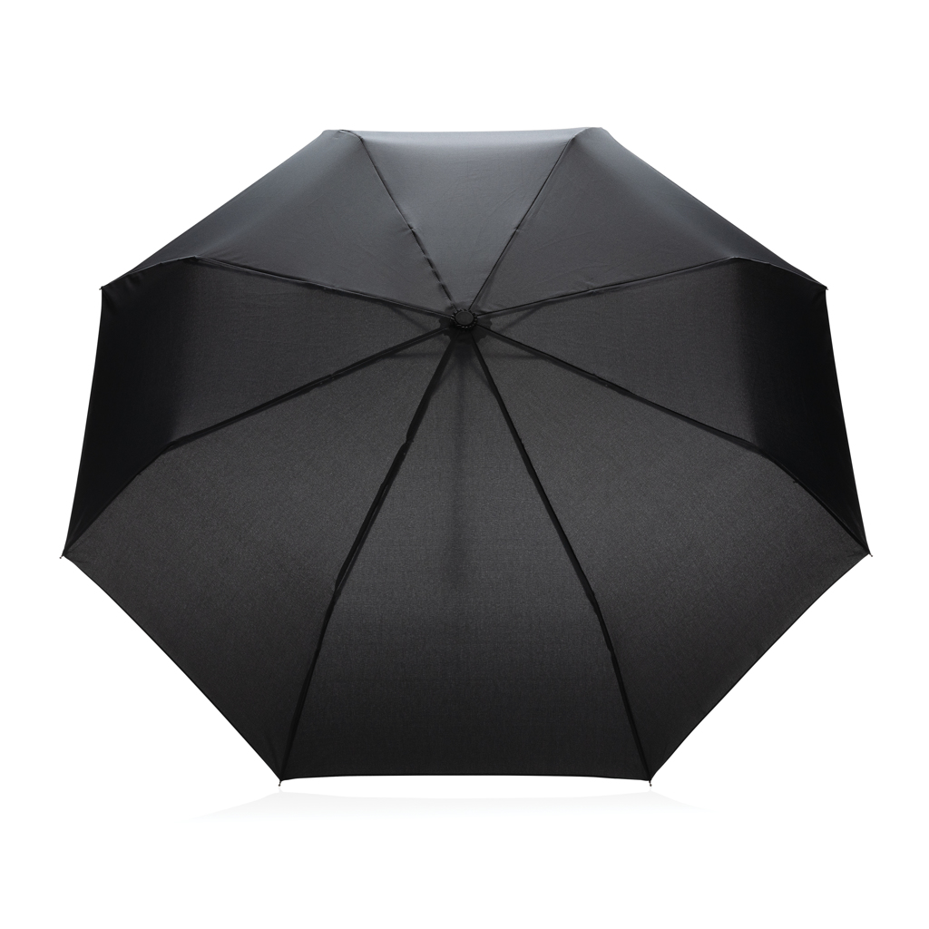 20.5" Impact AWARE™ RPET 190T pongee bamboe miniparaplu