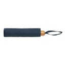 20.5" Impact AWARE™ RPET 190T pongee bamboe miniparaplu