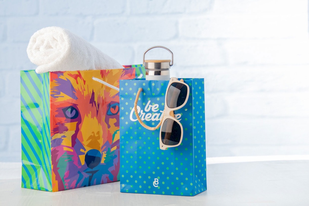 custom made, papieren winkeltas. horizontaal. #6