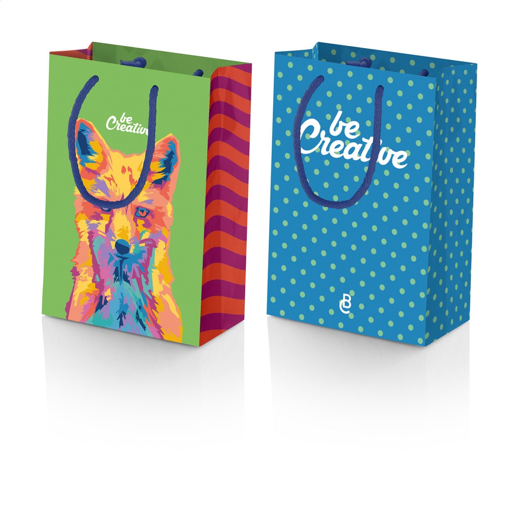 custom made, papieren winkeltas. klein. #8