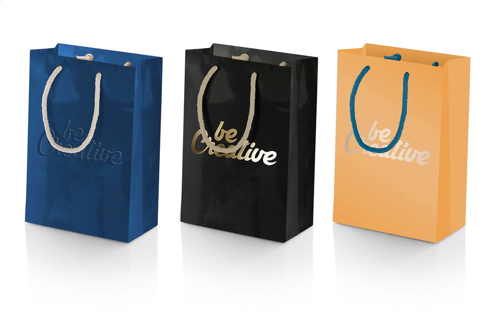 custom made, papieren winkeltas. klein. #15