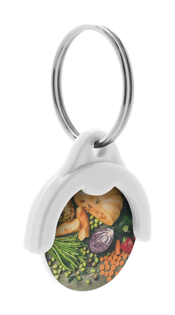 winkelwagenmuntje sleutelhanger  #1