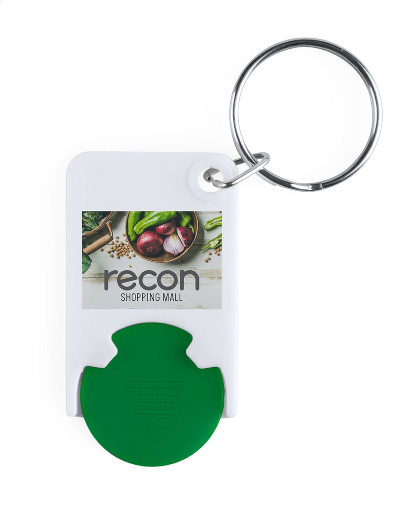 winkelwagenmunt sleutelhanger #3