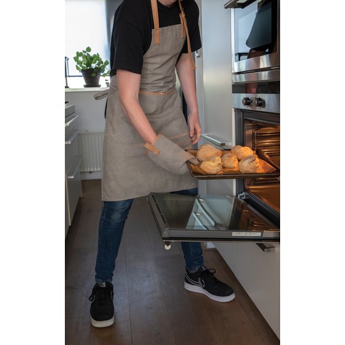 Deluxe canvas oven mitt