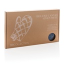 Deluxe canvas oven mitt