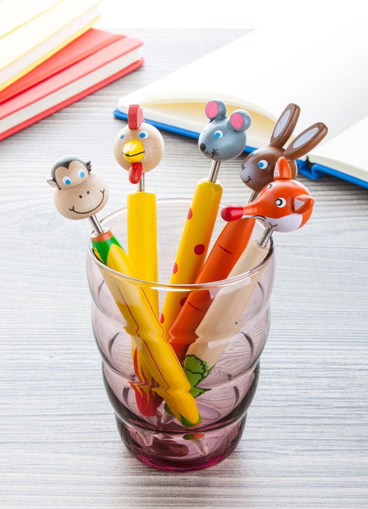 pen met figuurtje, konijn #2