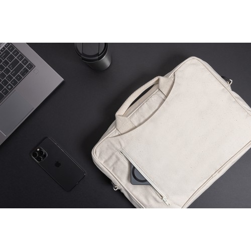 Laluka AWARE™ recycled cotton 15.4 inch laptop bag