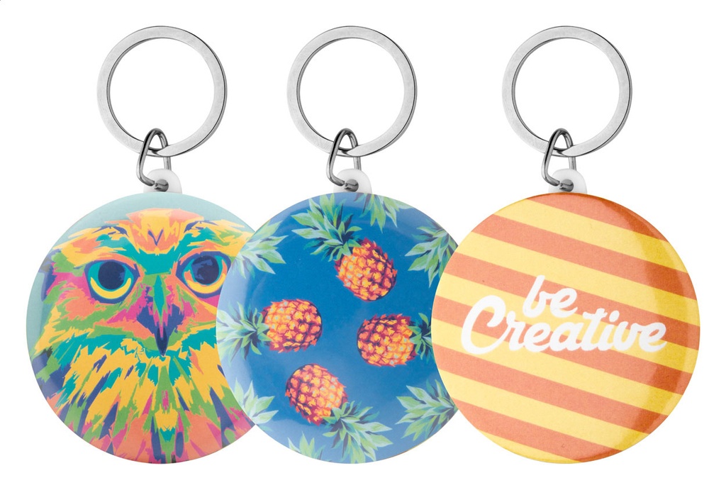 button sleutelhanger met pin #4