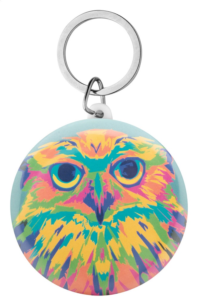 button sleutelhanger met pin #6