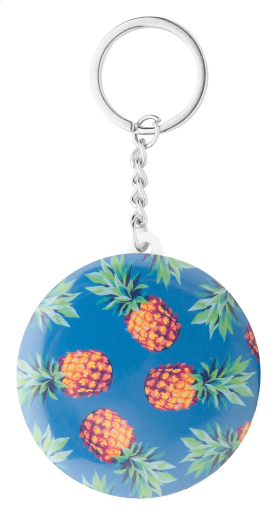 button sleutelhanger met pin #9