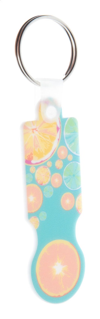 winkelwagenmuntje sleutelhanger #4