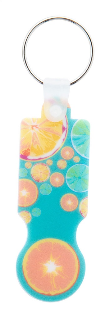 winkelwagenmuntje sleutelhanger #5