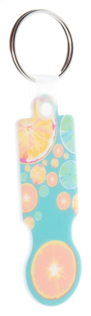 winkelwagenmuntje sleutelhanger #7