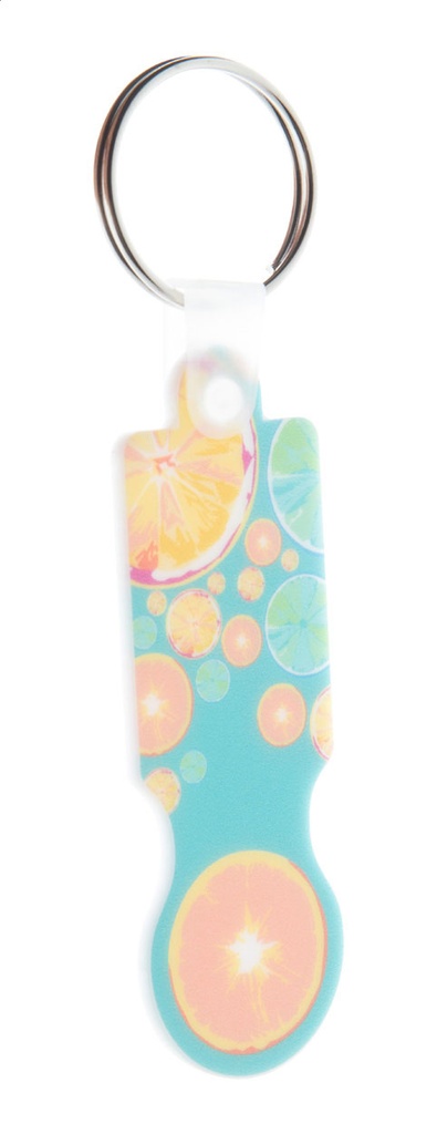 winkelwagenmuntje sleutelhanger #11