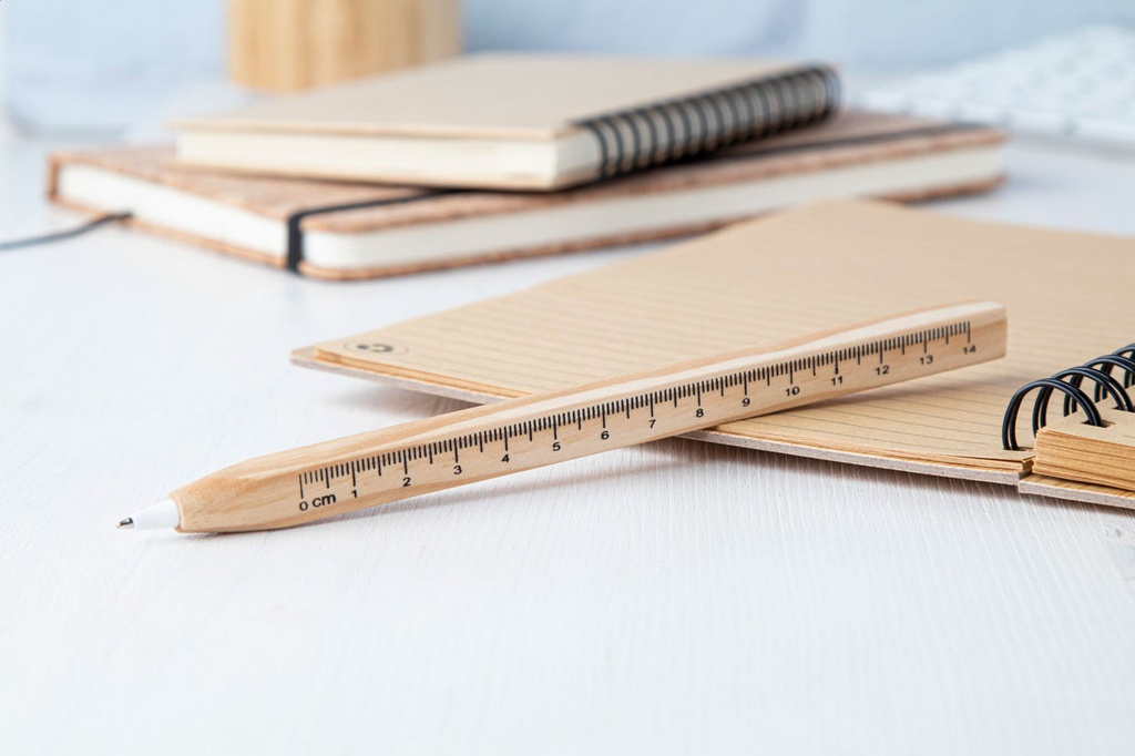 balpen met liniaal  #3