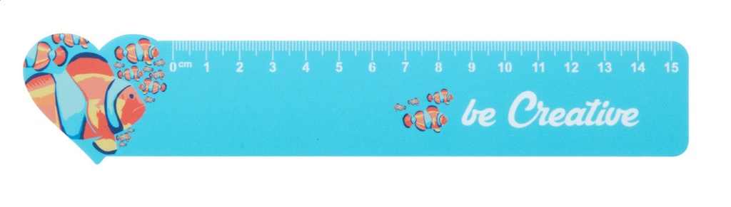 liniaal van 15 cm, hart #5
