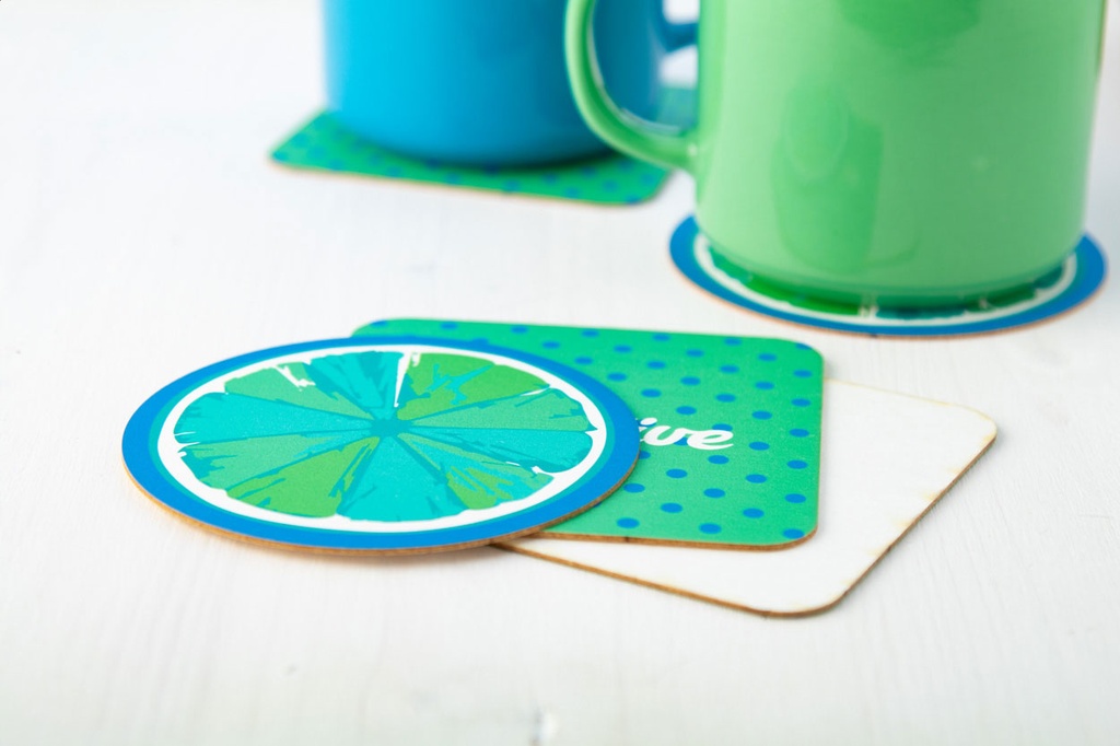 custom made papieren onderzetter, rond #5