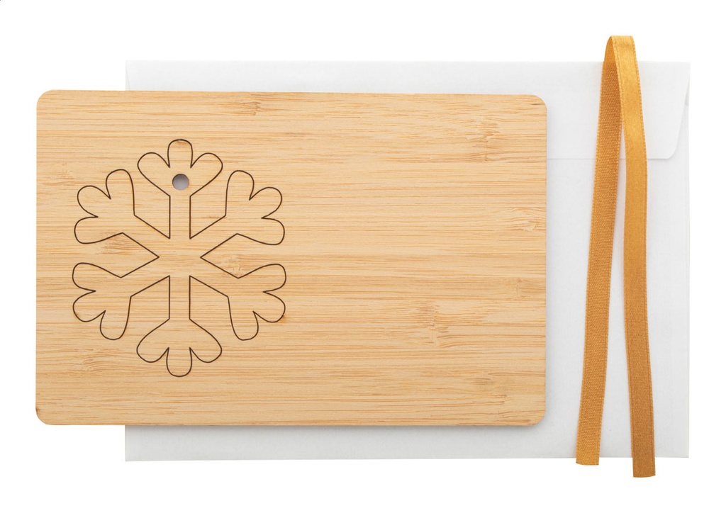 Kerstkaart, sneeuwvlok #1