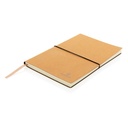 A5 recycled leather notebook