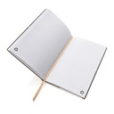 A5 recycled leather notebook