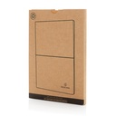 A5 recycled leather notebook
