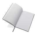 A5 recycled leather notebook