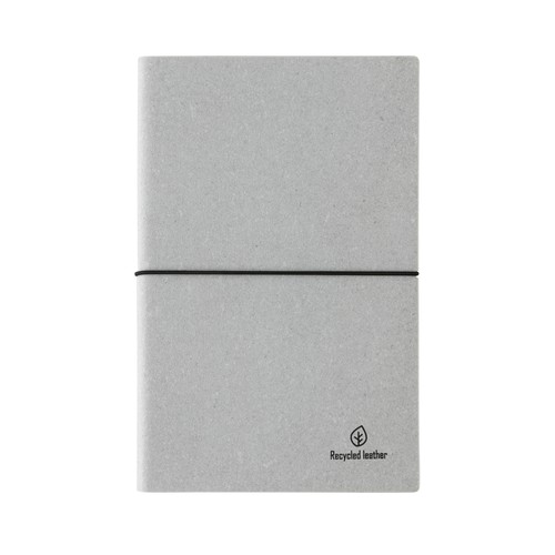 A5 recycled leather notebook
