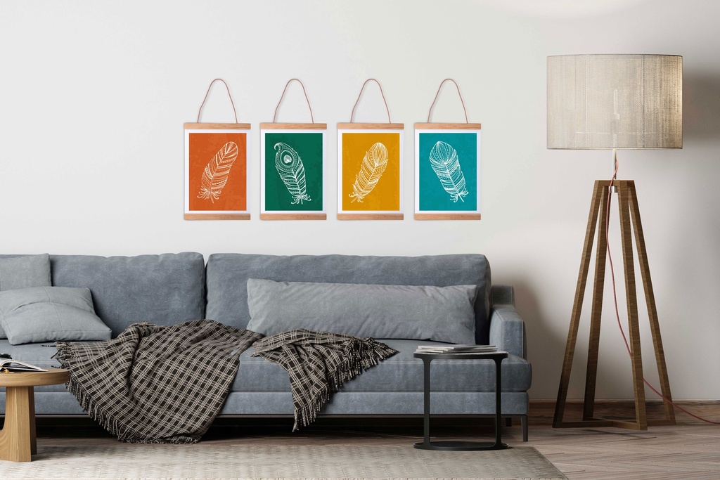 bamboe foto hanger frame #4