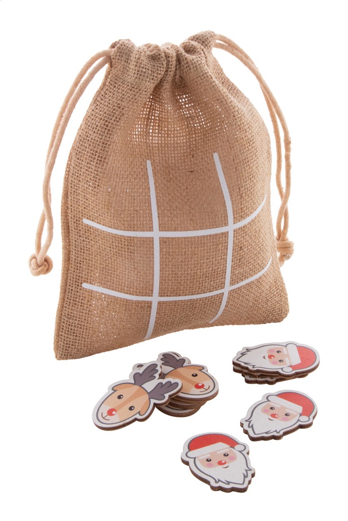 Kerst tic-tac-toe; kerstman & rendieren #1