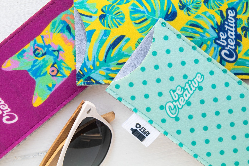 custom made RPET zonnebrillenkoker #9