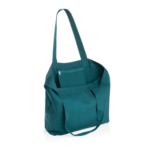 Impact Aware™ 240 gsm rcanvas shopper w/pocket