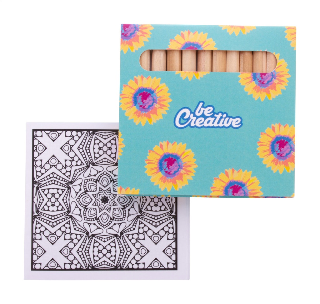 custom made kleurset, mandala #4