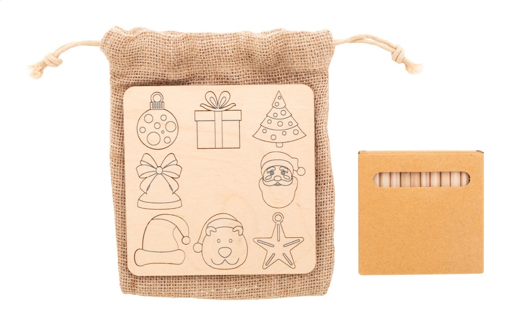 kleurspel voor het matchen van kerstvormen #2