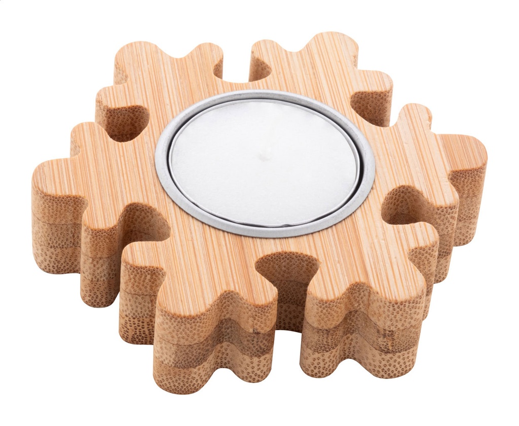 Kerst waxinelichthouder, sneeuwvlok #1