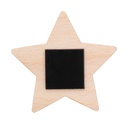 custom made kerstkoelkastmagneet, ster #3