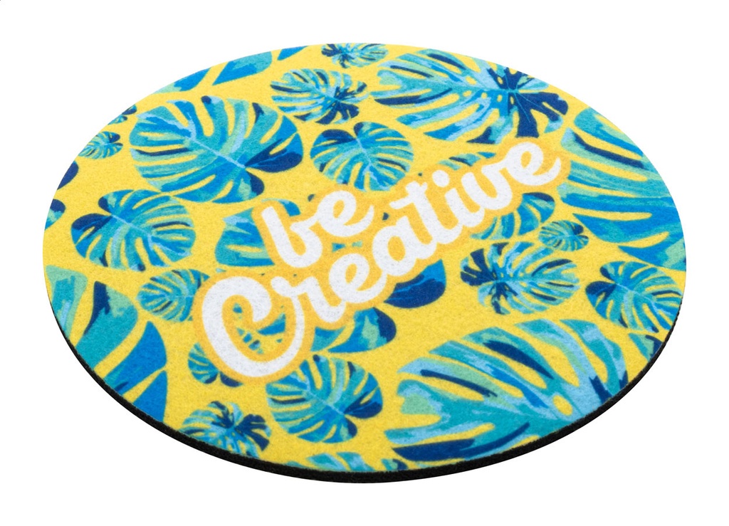 Custom made RPET-vilten onderzetter, cirkel #1