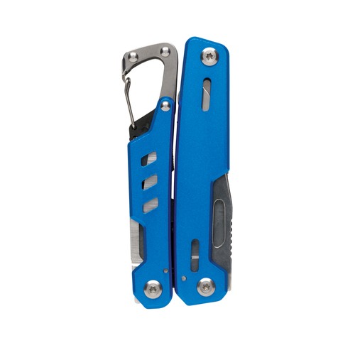Solid multitool with carabiner